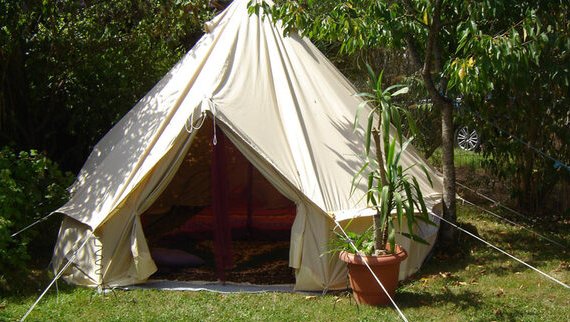 Chambre sous tente